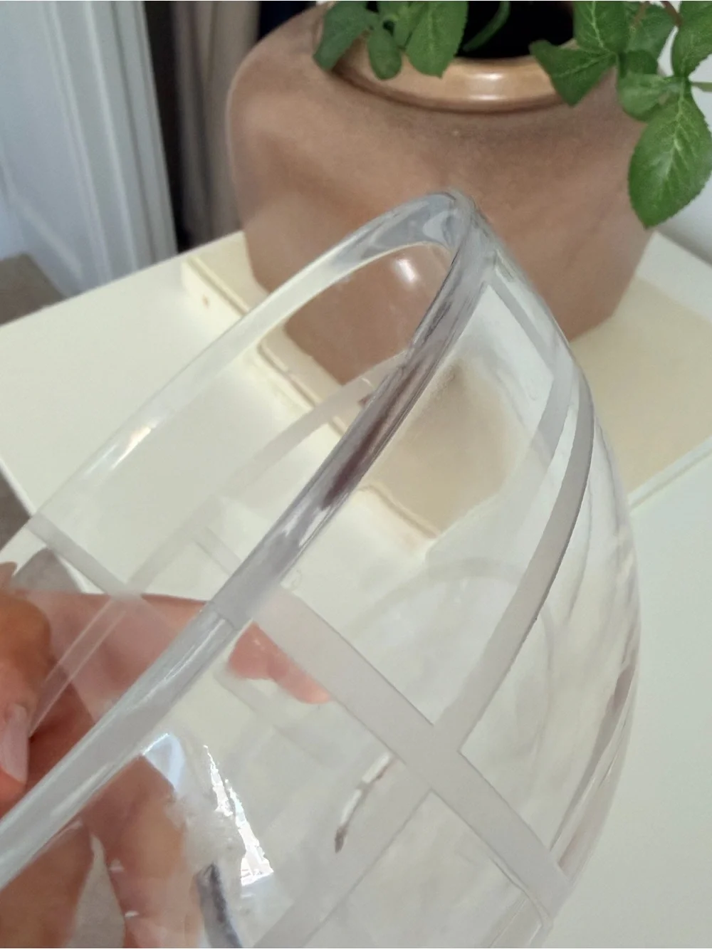 Kate Soade Clear Glass Bowl - Transparent